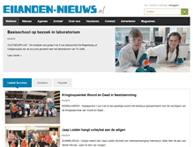 Tablet Screenshot of eilandennieuws.nl